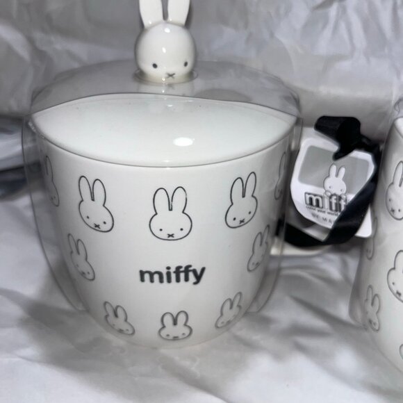 Miffy Cute Mug Embossed Bunny with Miffy Head Cup Lid Authentic by Magenta - Picture 3 of 4